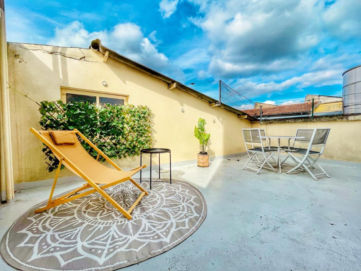 La Terrasse Occitane - Coeur De Ville Avec Parking Daire Gaillac Dış mekan fotoğraf
